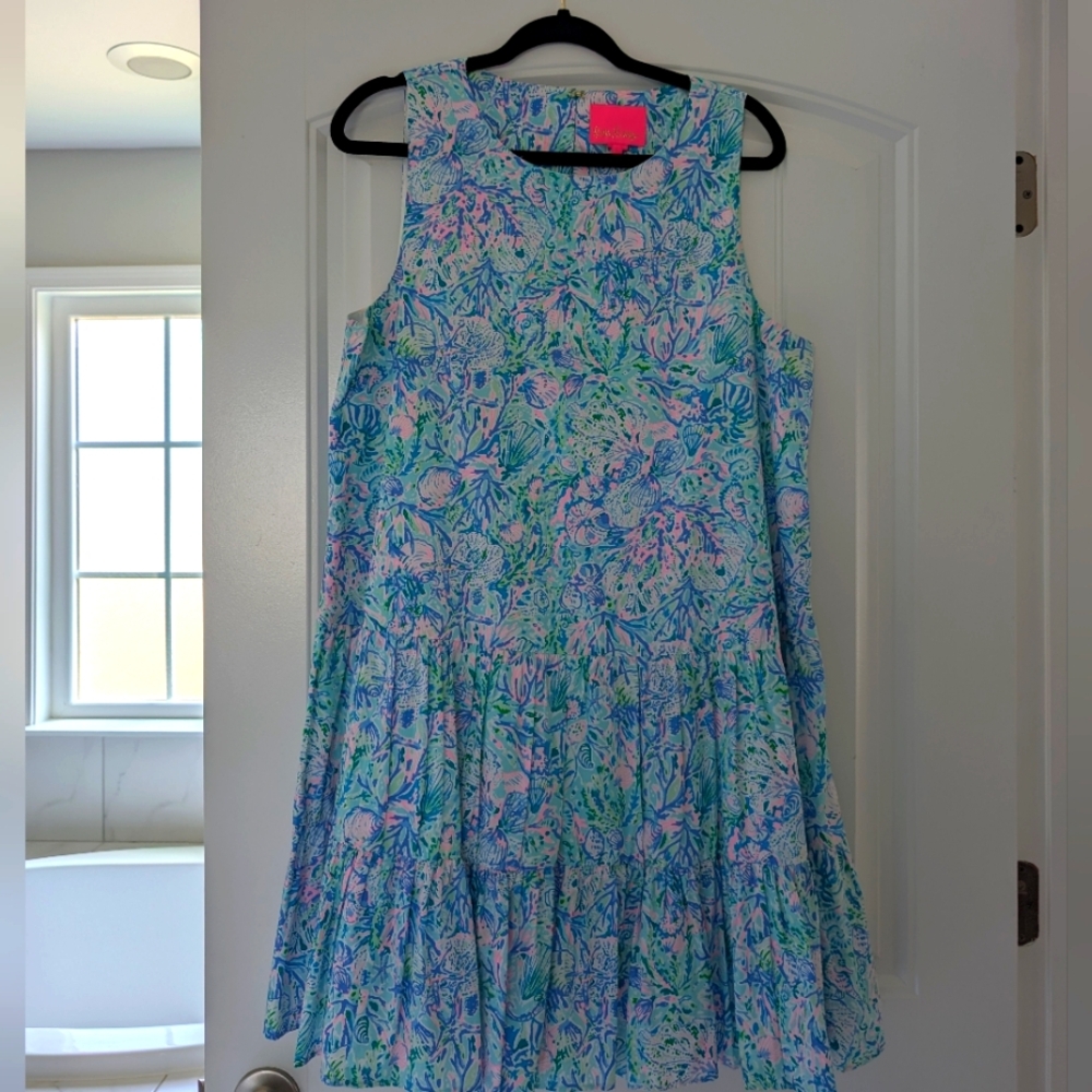 Lilly Pulitzer Trina Floral Sleeveless Dress - Picture 3 of 8